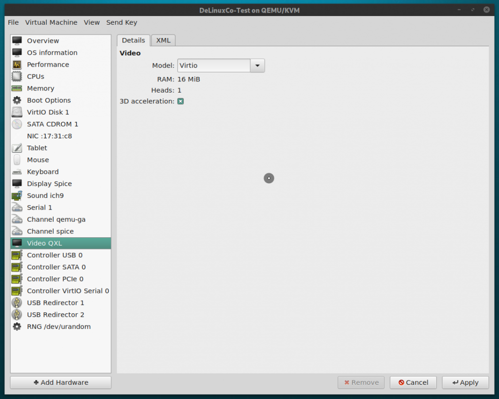Virt-manager, Virtio