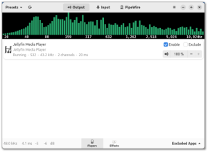 Linux PipeWire easyeffects setup